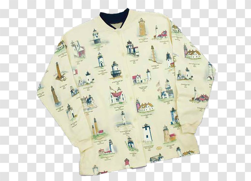 T-shirt Cardigan Clothing Sleeve Sweater - Lighthouse Transparent PNG