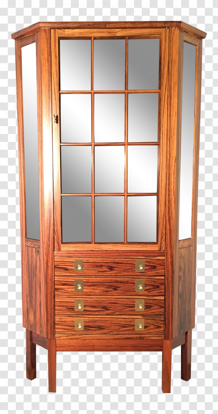 Curio Cabinet Cupboard Cabinetry Hutch Drawer - Antique Transparent PNG