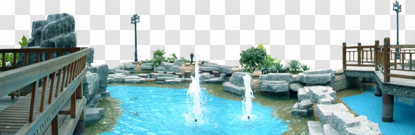 Park Fountain Lake - Gratis Transparent PNG