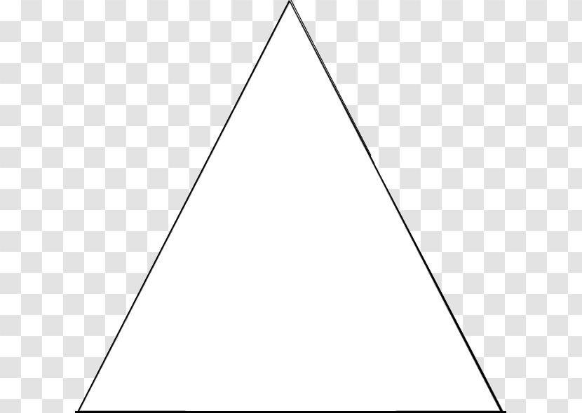 Isosceles Triangle Geometry Shape - Triangulo Transparent PNG