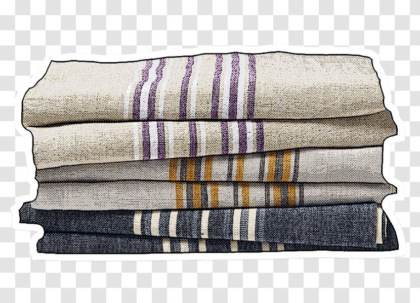 Textile Linens Beige Towel Pattern Transparent PNG