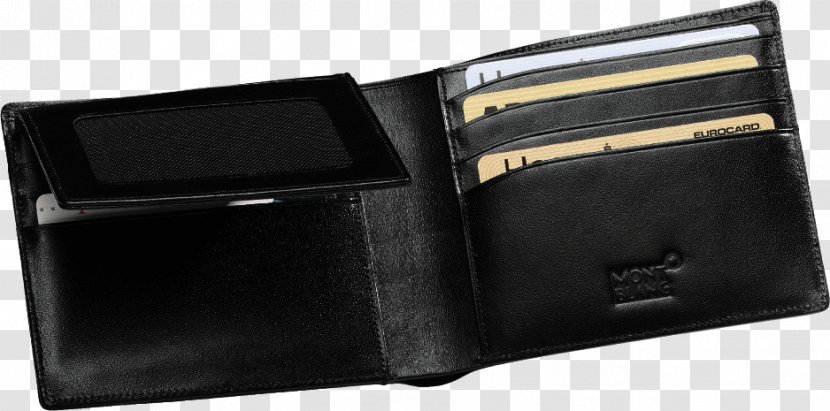 Wallet Montblanc Pen Leather Meisterstück - Brand Transparent PNG