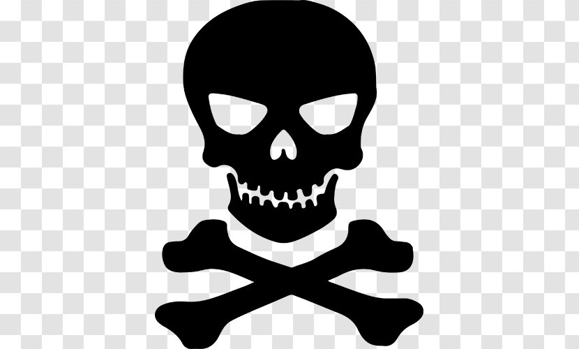 Skull And Bones Crossbones Human Symbolism - Piracy Transparent PNG
