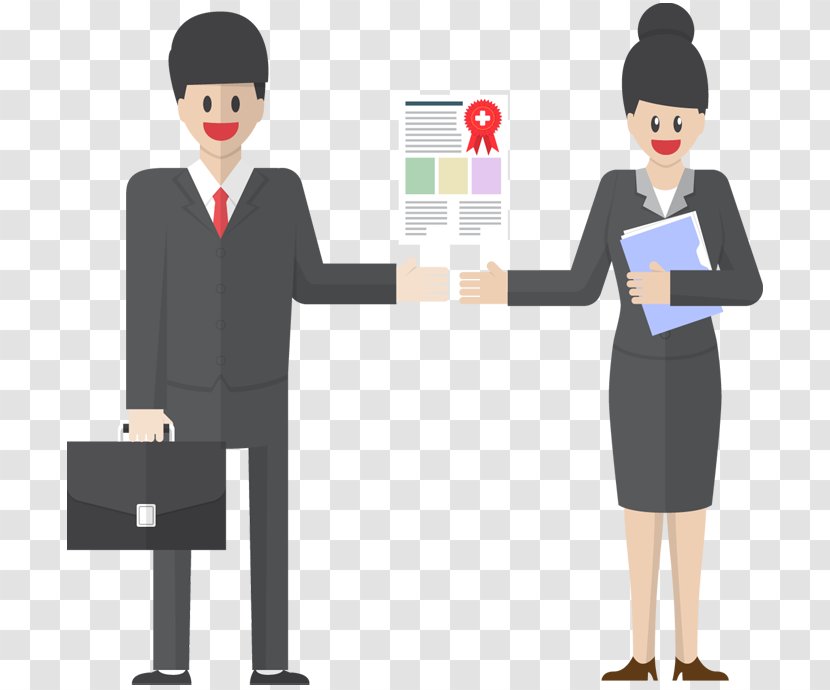 Businessperson Cartoon Woman Promotion - Job - Business People Transparent PNG