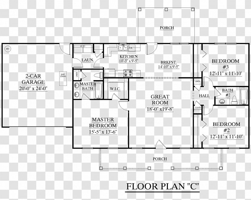 Great Room House Plan Floor Transparent PNG