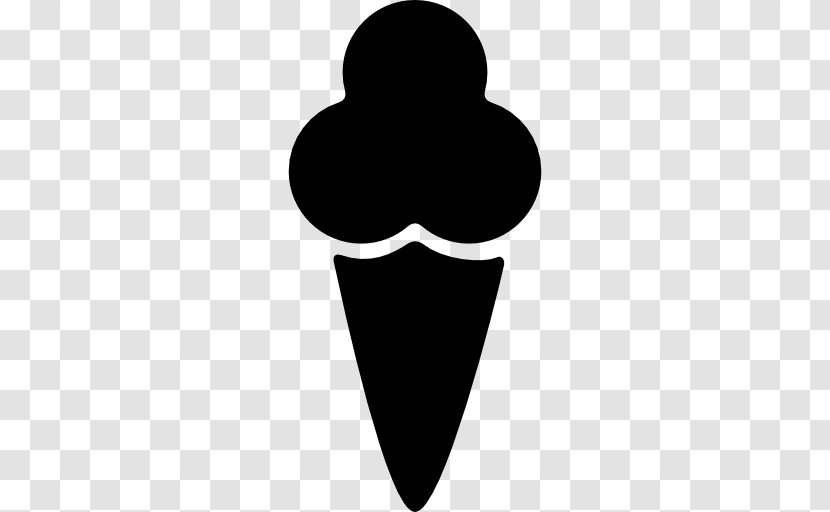 Ice Cream Cones Clip Art - Cone - Food Icon Black Transparent PNG