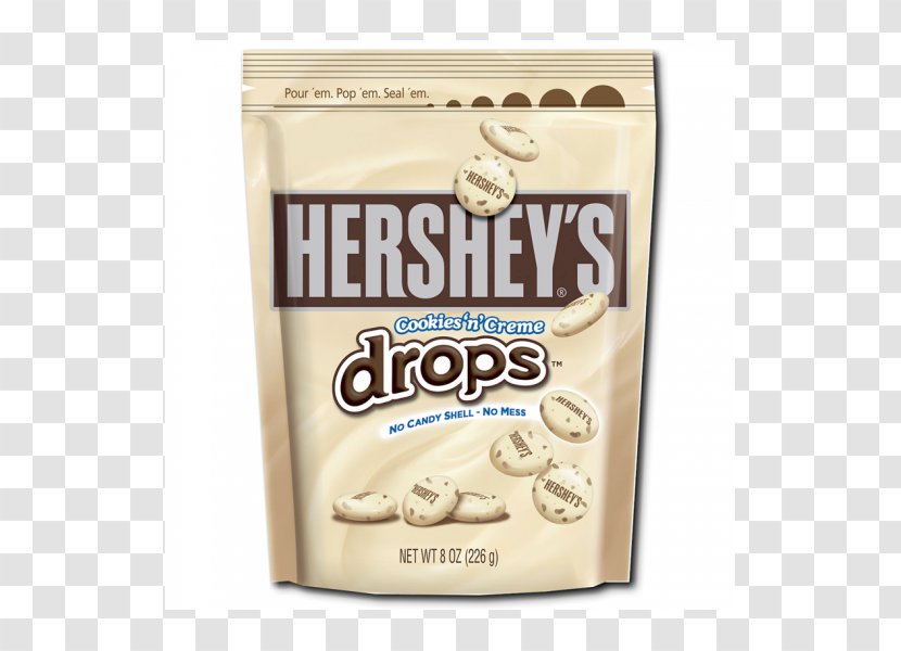 Hershey Bar Chocolate Cream Chip Cookie Hershey's Cookies 'n' Creme - Biscuits Transparent PNG