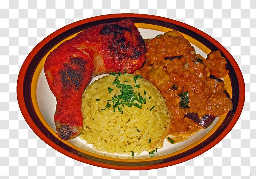 Tandoori Chicken Indian Cuisine Meat Recipe - Spicy Rice Transparent PNG
