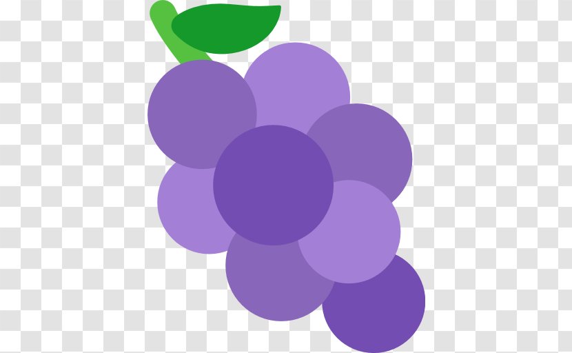Grape Emoji Gelatin Dessert Text Messaging SMS - Whatsapp - Tempting Grapes Logo Transparent PNG