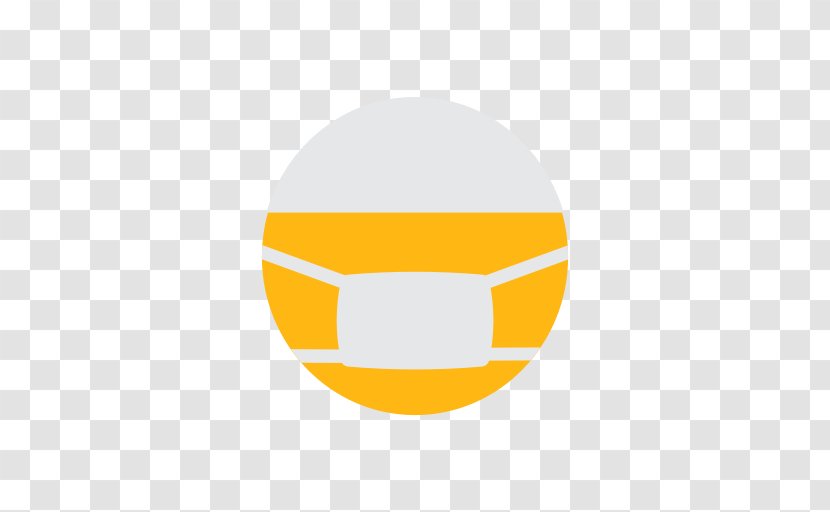 Logo Circle Font - Yellow - Mask Health Transparent PNG