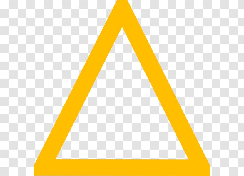 Yellow Clip Art - Brand - TRIANGLE Transparent PNG