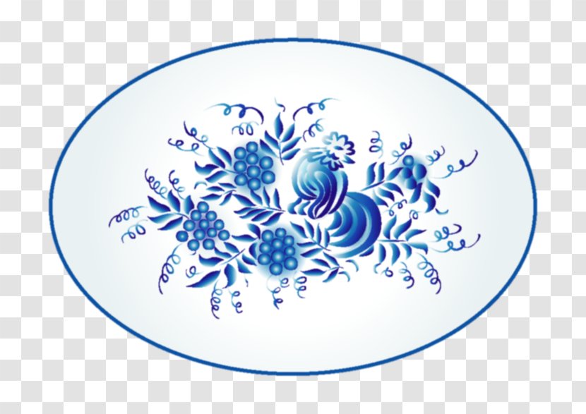 PhotoScape GIMP Blog - Blue And White Porcelain - Platter Transparent PNG