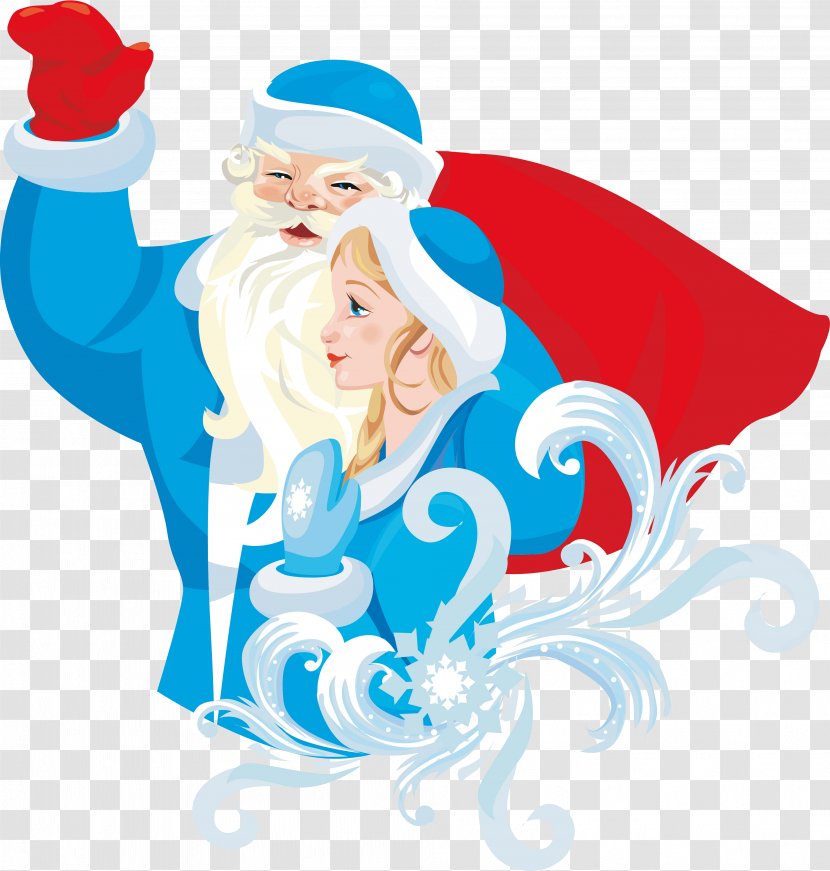 Ded Moroz Snegurochka Santa Claus Grandfather - Eraser Transparent PNG