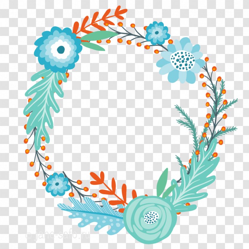 Flower Wreath Clip Art - Garden Roses - Six Transparent PNG