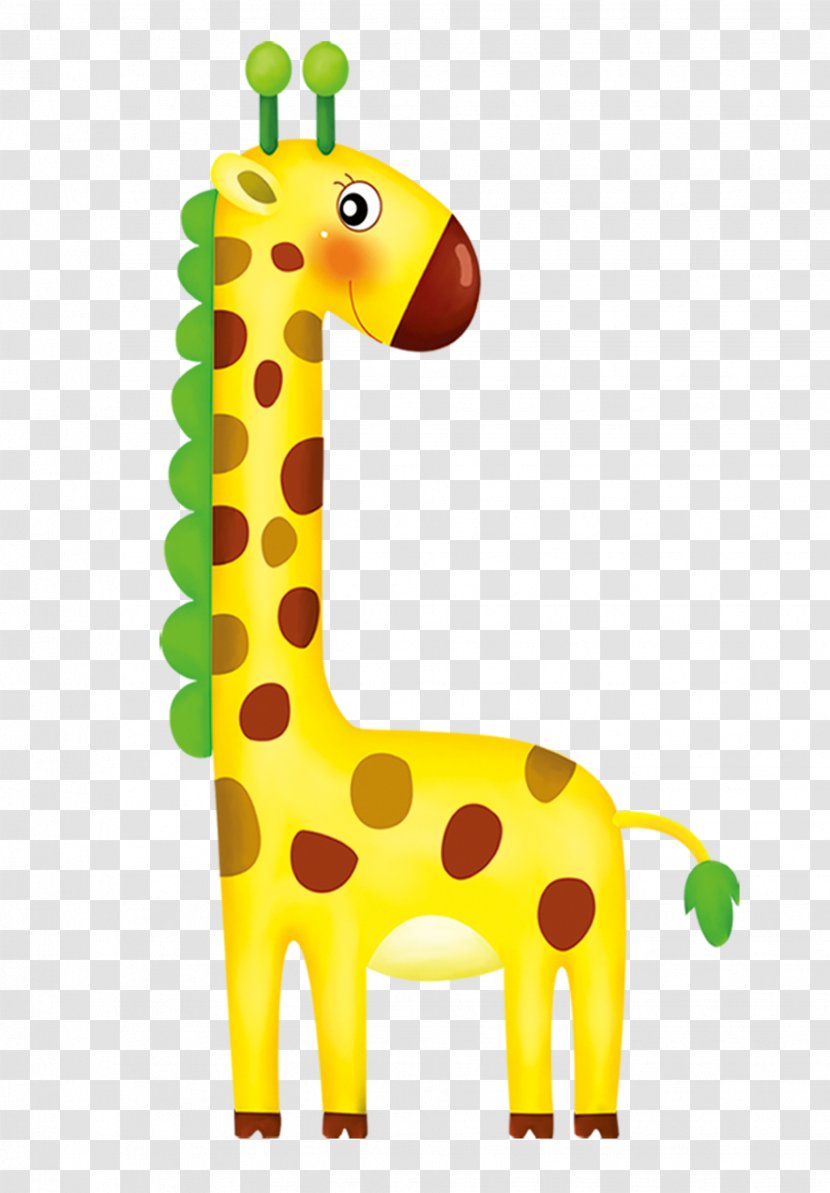 Child Educational Game Attention Erziehung - Cartoon Giraffe Transparent PNG