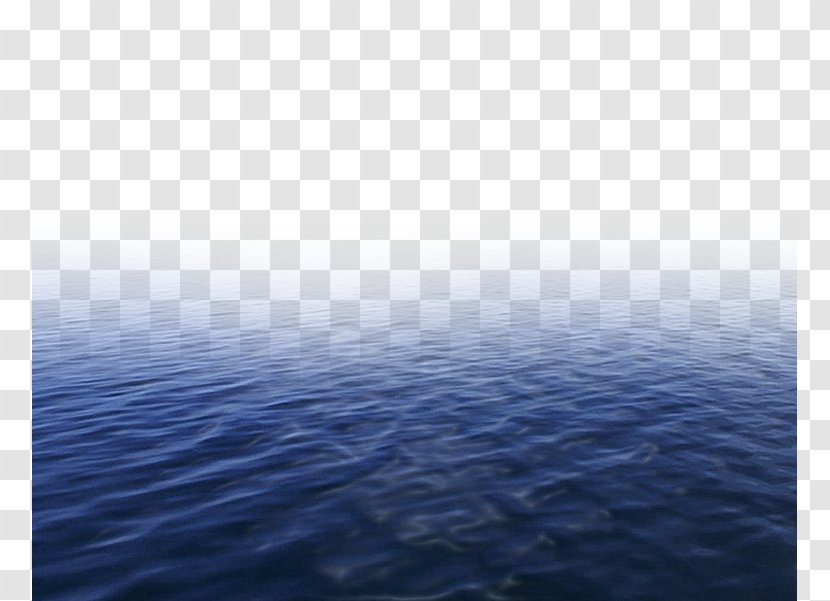 Water Resources Blue Sky Sea Pattern - Reflection Transparent PNG