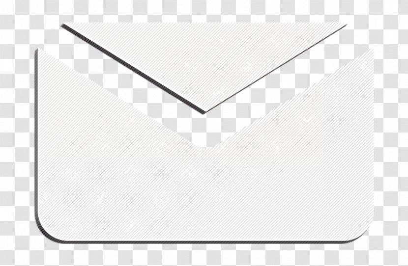 Email Icon Inbox Letter - Triangle Symbol Transparent PNG