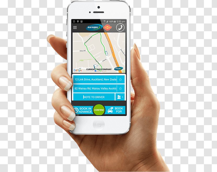 Mobile Phones Web Smartphone App Development - Finger - Taxi Transparent PNG