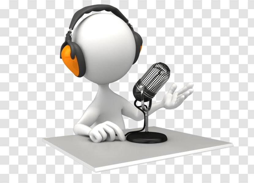 Digital Audio Podcast Sound Recording And Reproduction Media - Cartoon - Silhouette Transparent PNG