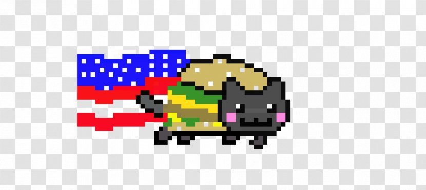 Nyan Cat Pixel Art - Sprite Transparent PNG