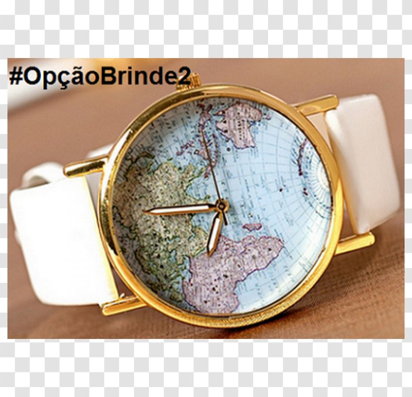World Map Globe Watch - Accessory Transparent PNG