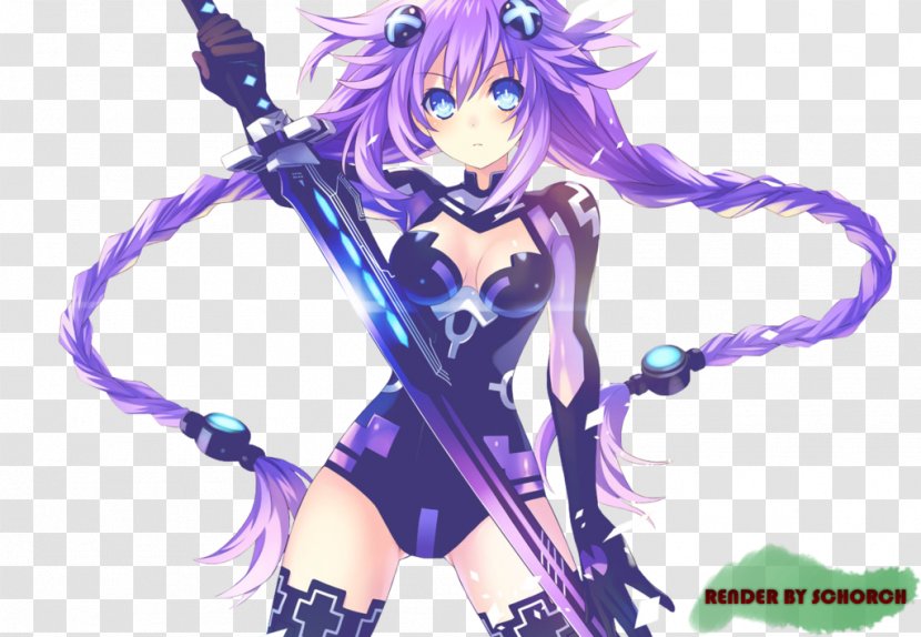 Hyperdimension Neptunia U: Action Unleashed Hyperdevotion Noire: Goddess Black Heart Cyberdimension Neptunia: 4 Goddesses Online Victory Dakimakura - Frame - Purple Transparent PNG