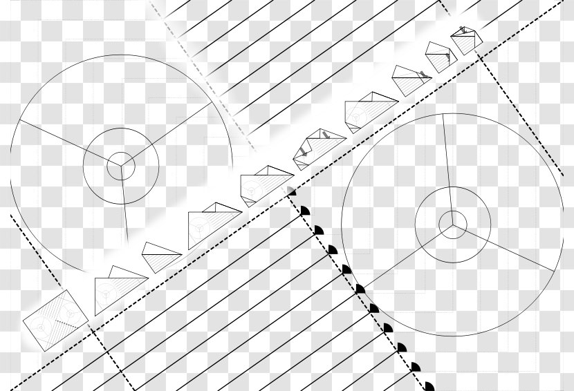 Paper Envelope Template Pattern - Monochrome - Rw Cliparts Transparent PNG