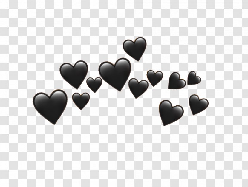 Emoji Heart Clip Art Transparency - Rock - Black Transparent PNG