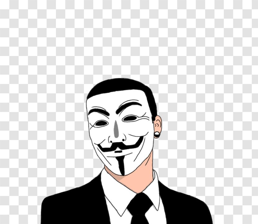 Security Hacker Anonymous Clip Art Anonymity - Nose Transparent PNG