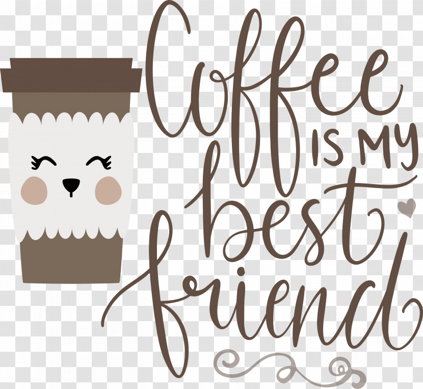 Coffee Best Friend Transparent PNG