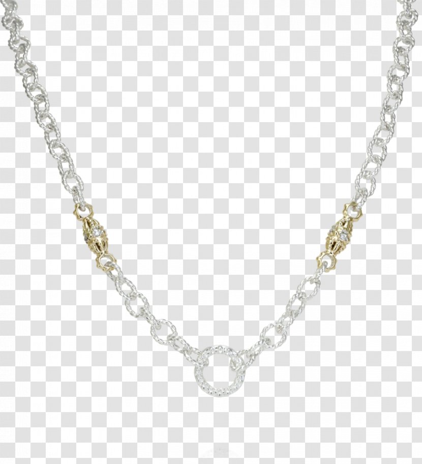 Necklace Jewellery Chain Sterling Silver Transparent PNG