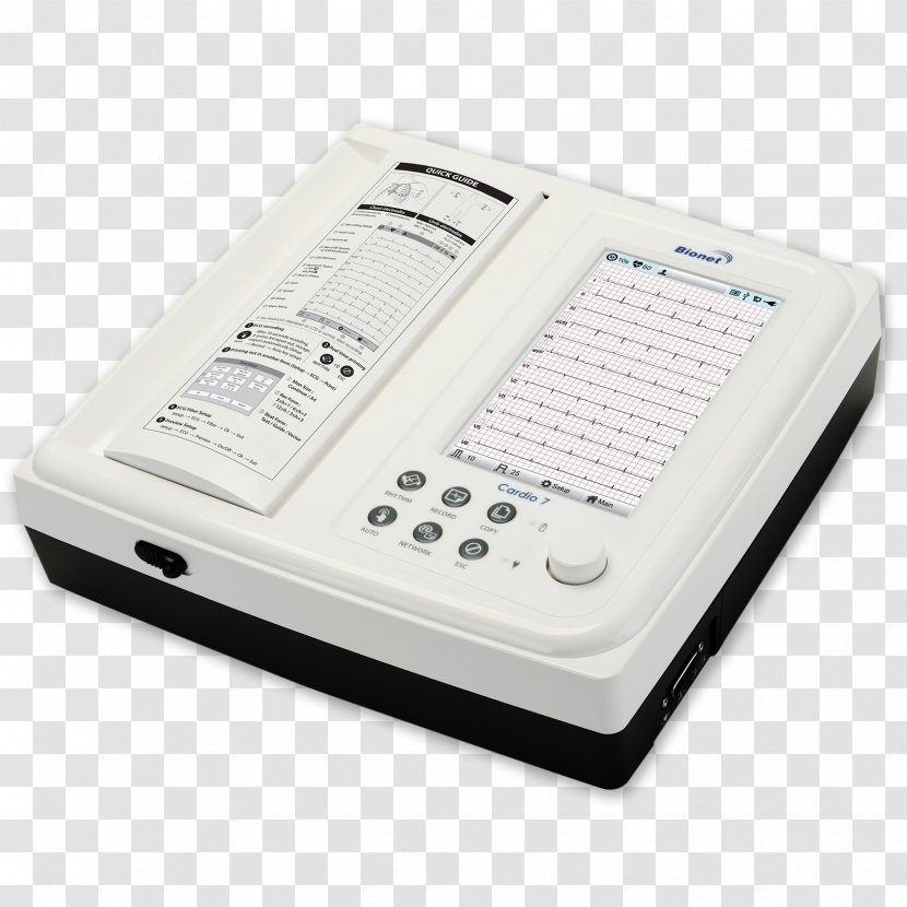 Electrocardiography Medicine Automated External Defibrillators Medical Equipment Ausilium Cardio 7 - Device - Ecg Transparent PNG
