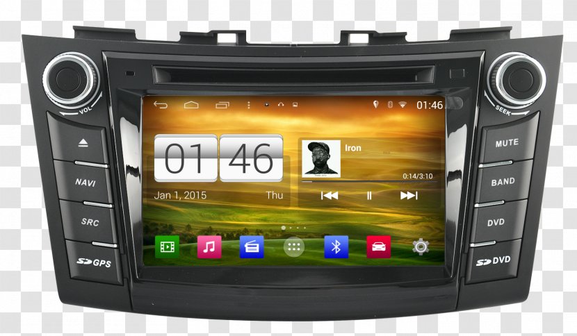 GPS Navigation Systems Car Chevrolet Peugeot Vehicle Audio - Android Transparent PNG