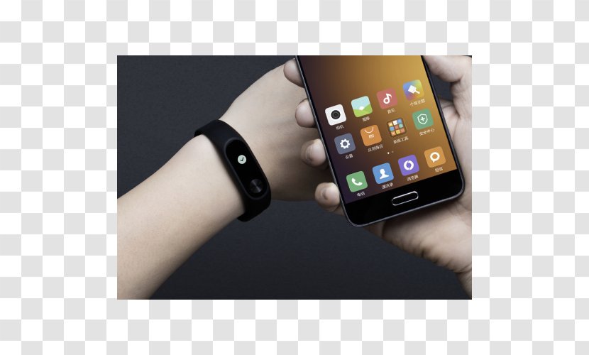 Xiaomi Mi Band 2 Heart Rate Monitor Smartwatch - Bluetooth Low Energy Transparent PNG