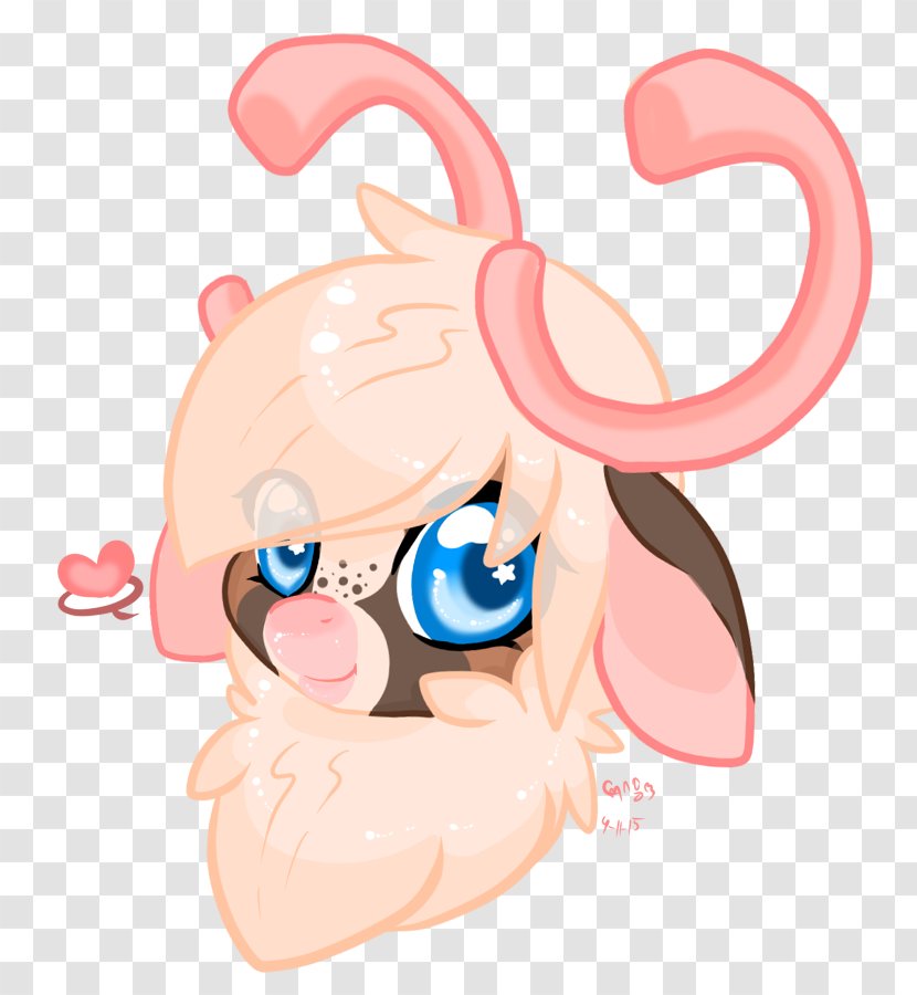 Mammal Pink M Character Clip Art - Heart - Blink Transparent PNG