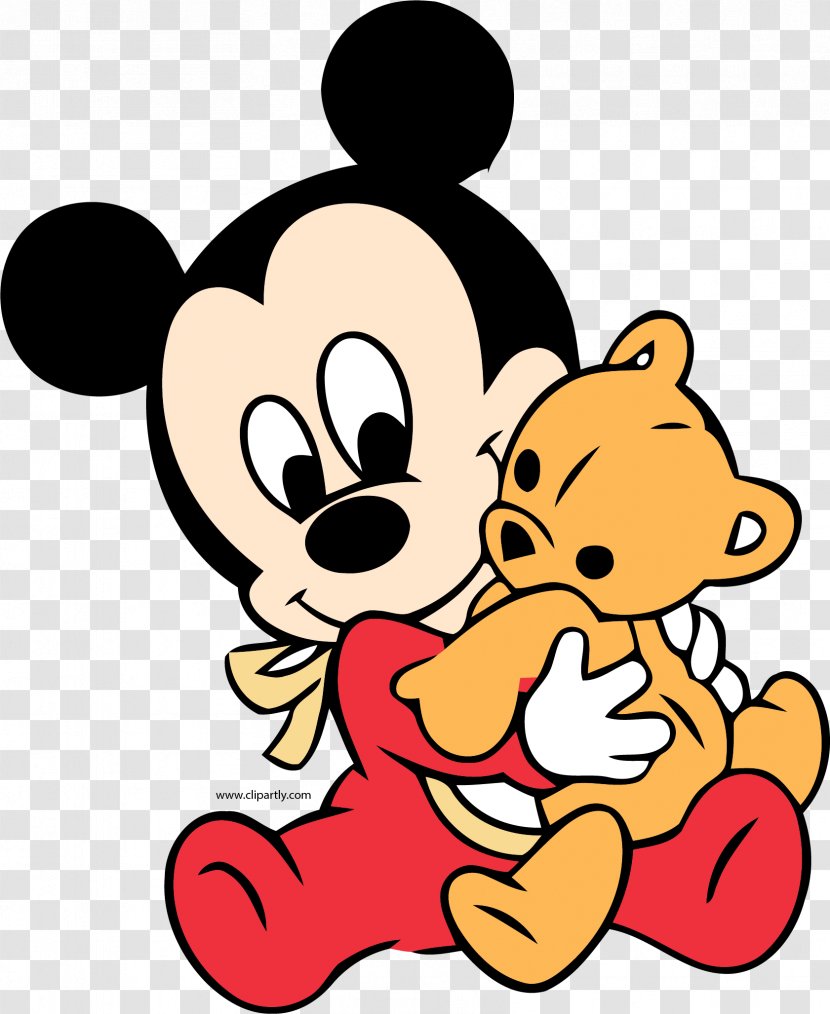Mickey Mouse Minnie Donald Duck Infant Image - Disney Clear Transparent PNG
