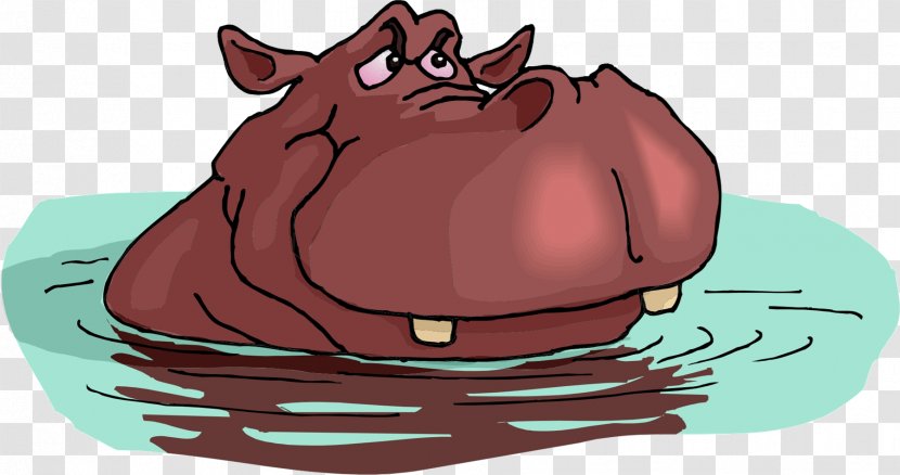 Hippopotamus Drawing Cartoon Clip Art - Hippo Transparent PNG