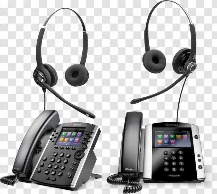 Polycom VVX 411 401 Telephone Voice Over IP - Wideband Audio - Avaya Wireless Headsets People Transparent PNG
