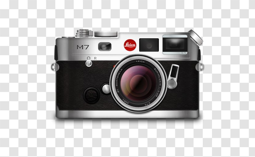 Leica M7 M9 Camera Icon - Mirrorless Interchangeable Lens Transparent PNG