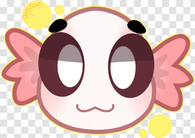 Cartoon Pink Head Nose Snout - Smile Cheek Transparent PNG