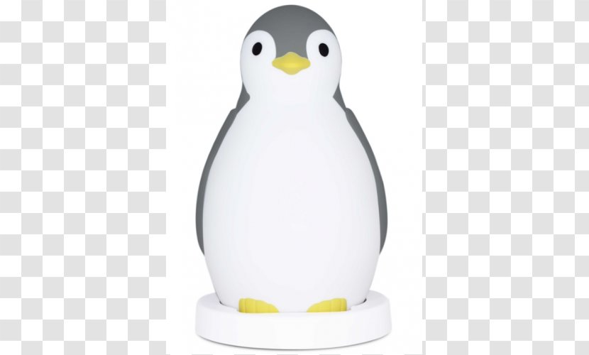 Nightlight Blue Color Penguin Grey - Flightless Bird - Sleeping Transparent PNG