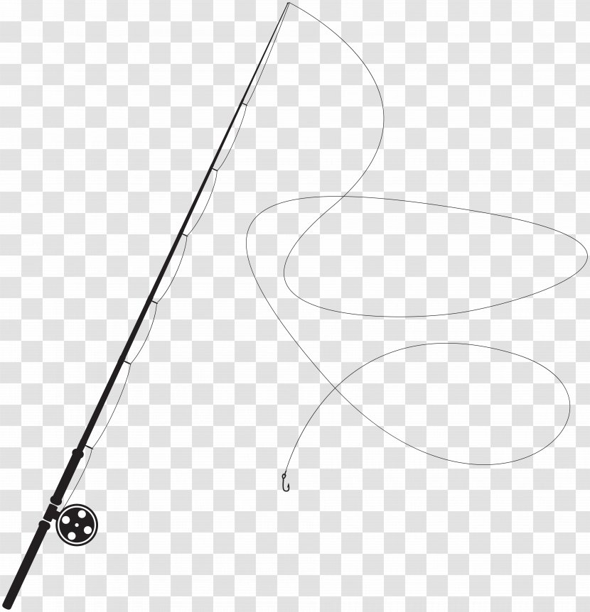 Circle Triangle Area - Fishing Rod Transparent PNG