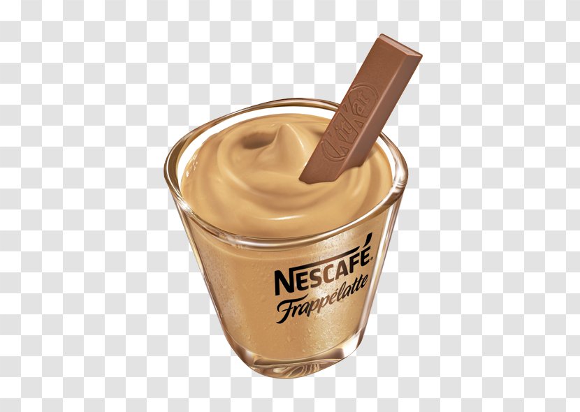 Ice Cream Frappé Coffee Chocolate Bar Kit Kat - Latte Frappe Transparent PNG