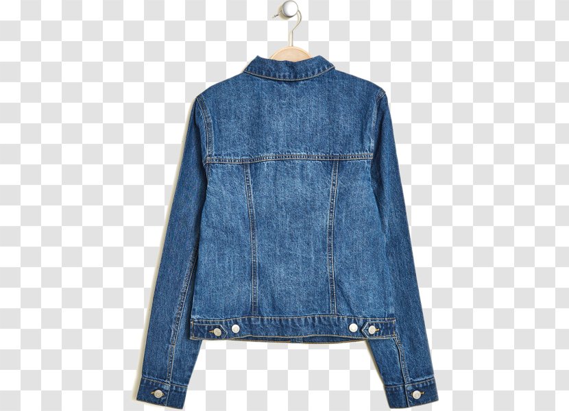 Denim Sleeve Jeans Blouson Jacket - Clothing Transparent PNG