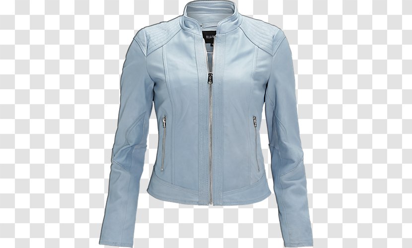 Leather Jacket Outerwear Sleeve Transparent PNG