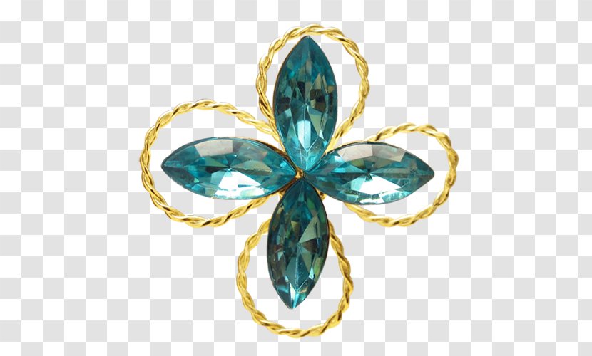 Earring Jewellery Brooch Turquoise - Emerald Jewelry Transparent PNG
