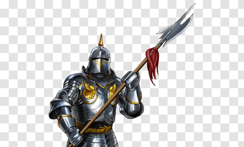 The Battle For Wesnoth Halberd Spear Knight Melee - Weapon Transparent PNG