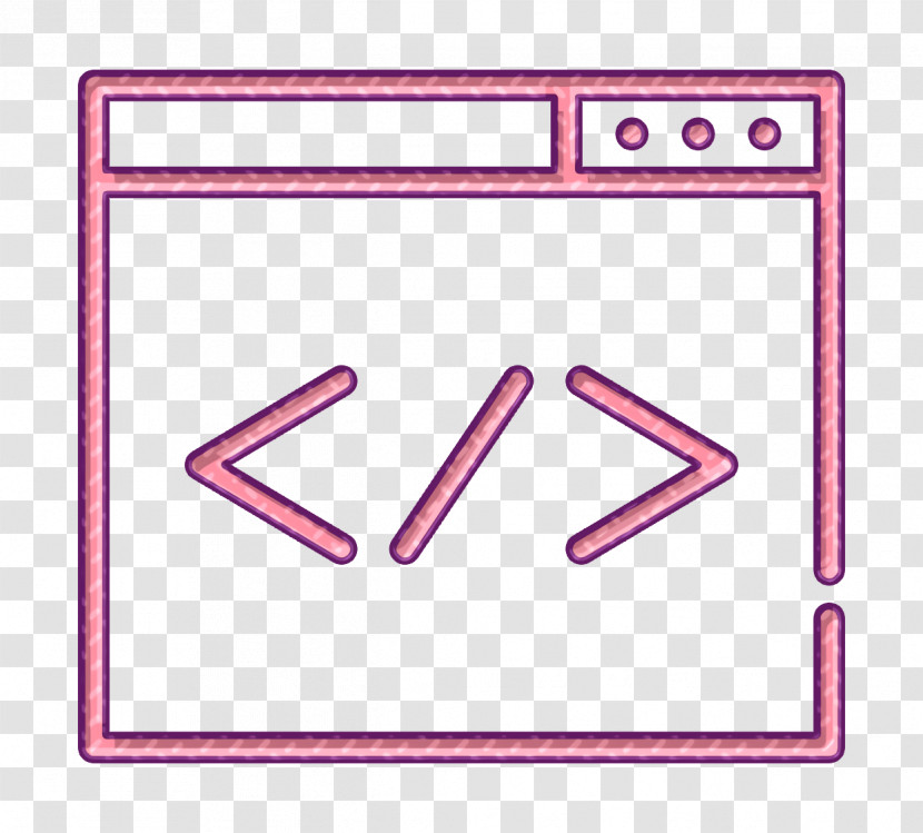 Browser Icon Coding Icon SEO And Online Marketing Elements Icon Transparent PNG