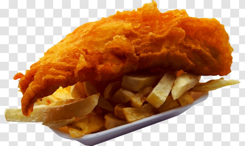 Fish And Chips French Fries Chip Shop Clip Art - Atlantic Cod - FISH Transparent PNG