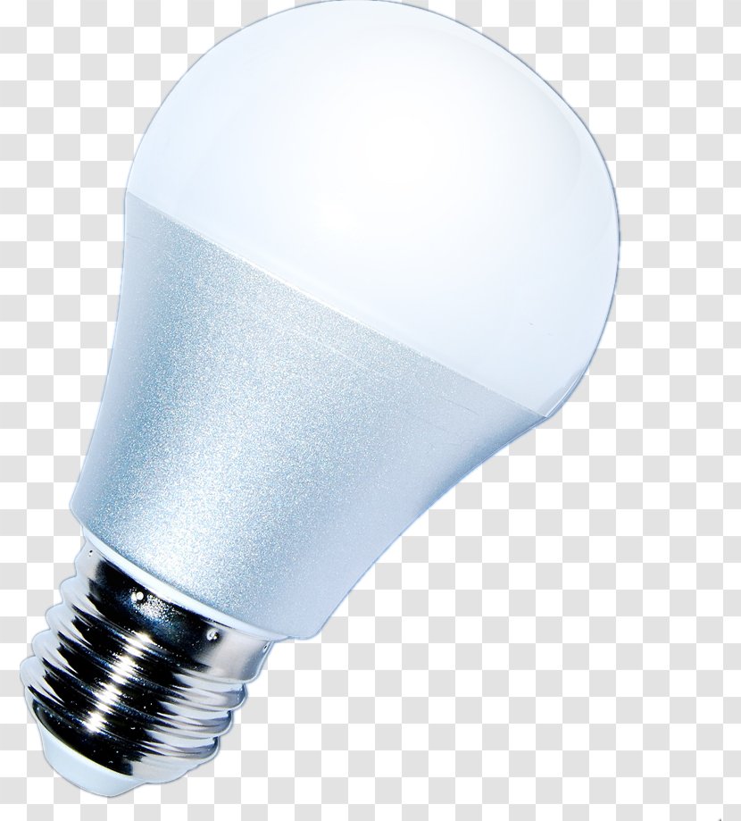 Incandescent Light Bulb LED Lamp Light-emitting Diode - Electric - Silver Transparent PNG